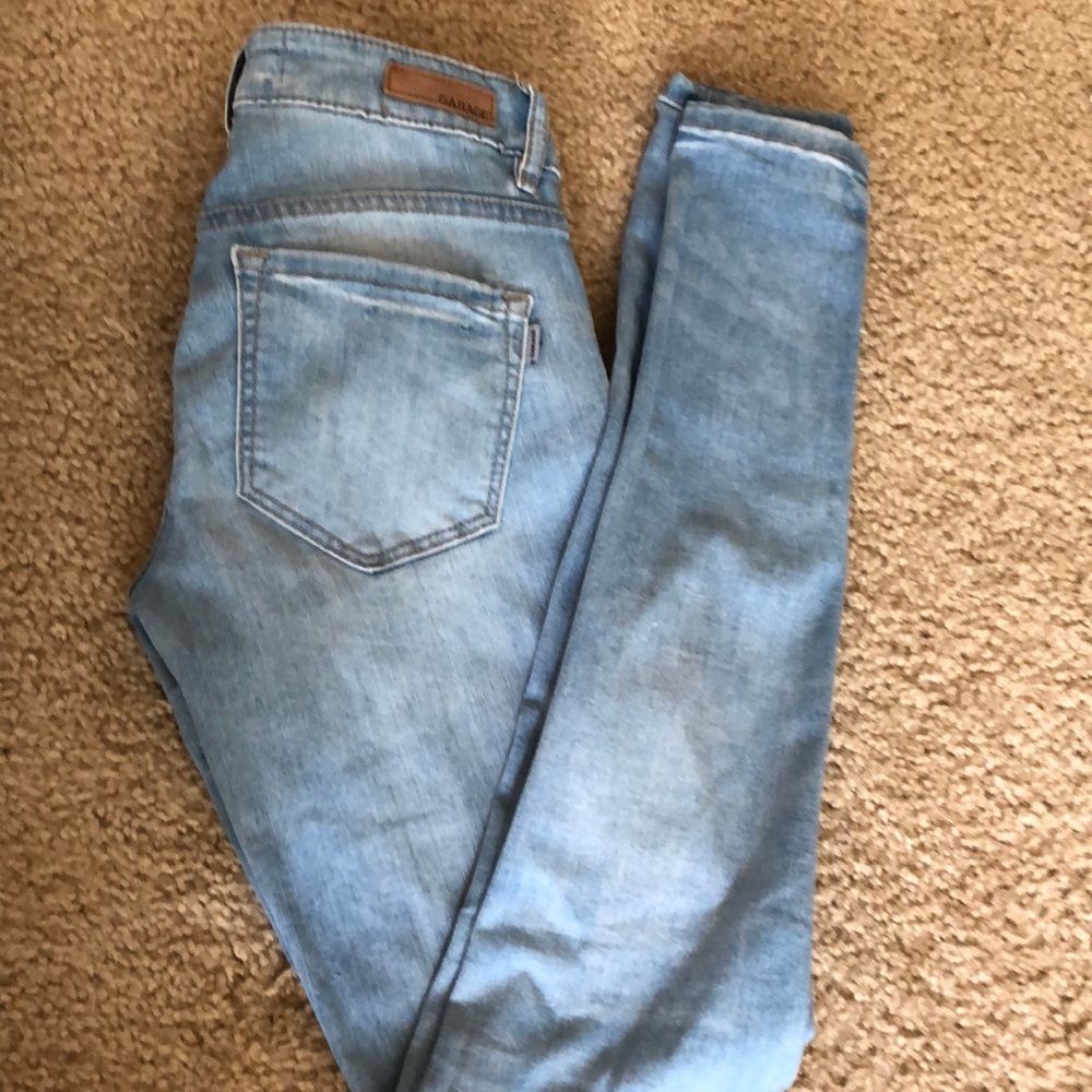 light washed jeans
